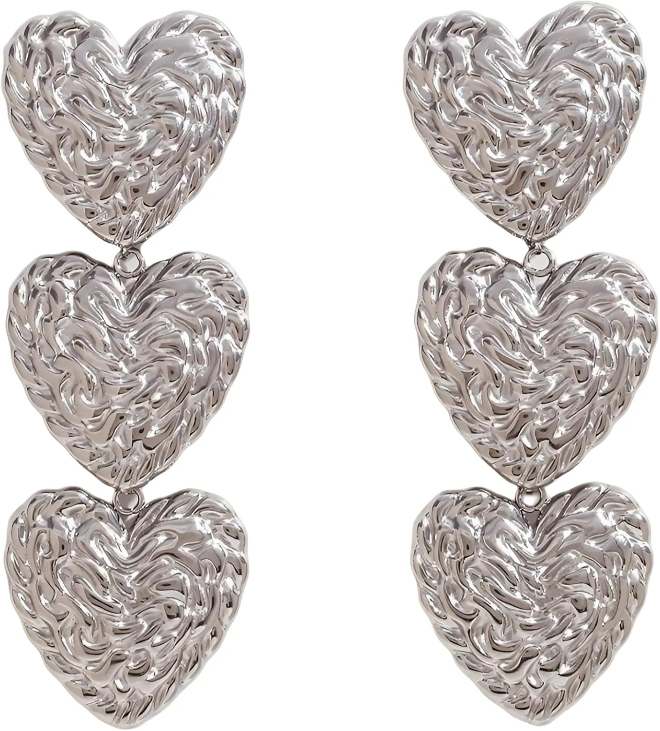 14K Gold Filled Heart Hoop Earrings For Women, Sweet Hoops Natural Shell Flower Heart Earrings, Elegant Bowknot Heart Earrings, Heart Shaped Hoop Earrings, Minimalist Heart Drop Earrings
