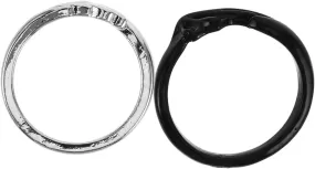 2 Pcs Angel Devil Couple Rings Angel Devil Theme Knuckle Rings for Couples