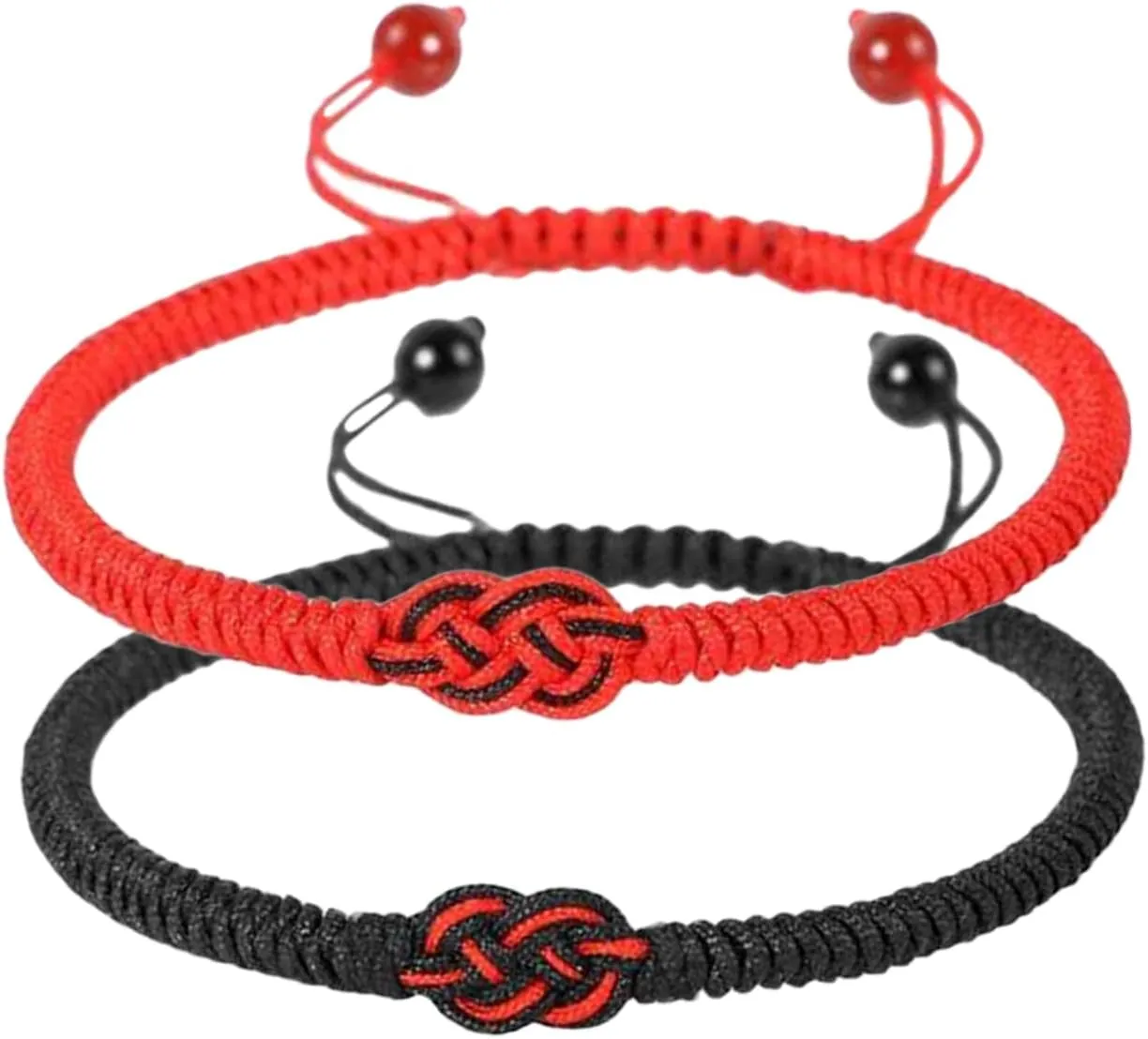 2Pcs Couples Matching Bracelets Handmade Braided Promise Bracelets Friendship Hand Chains for Valentine Day Anniversary and Special Occasions