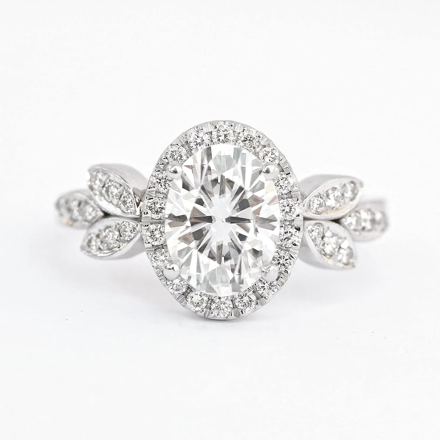2pcs Women Cubic Zirconia Rings Set Exquisite Imitation Diamond Wedding Band Vintage Stackable Engagement Ring (Silver, 10)