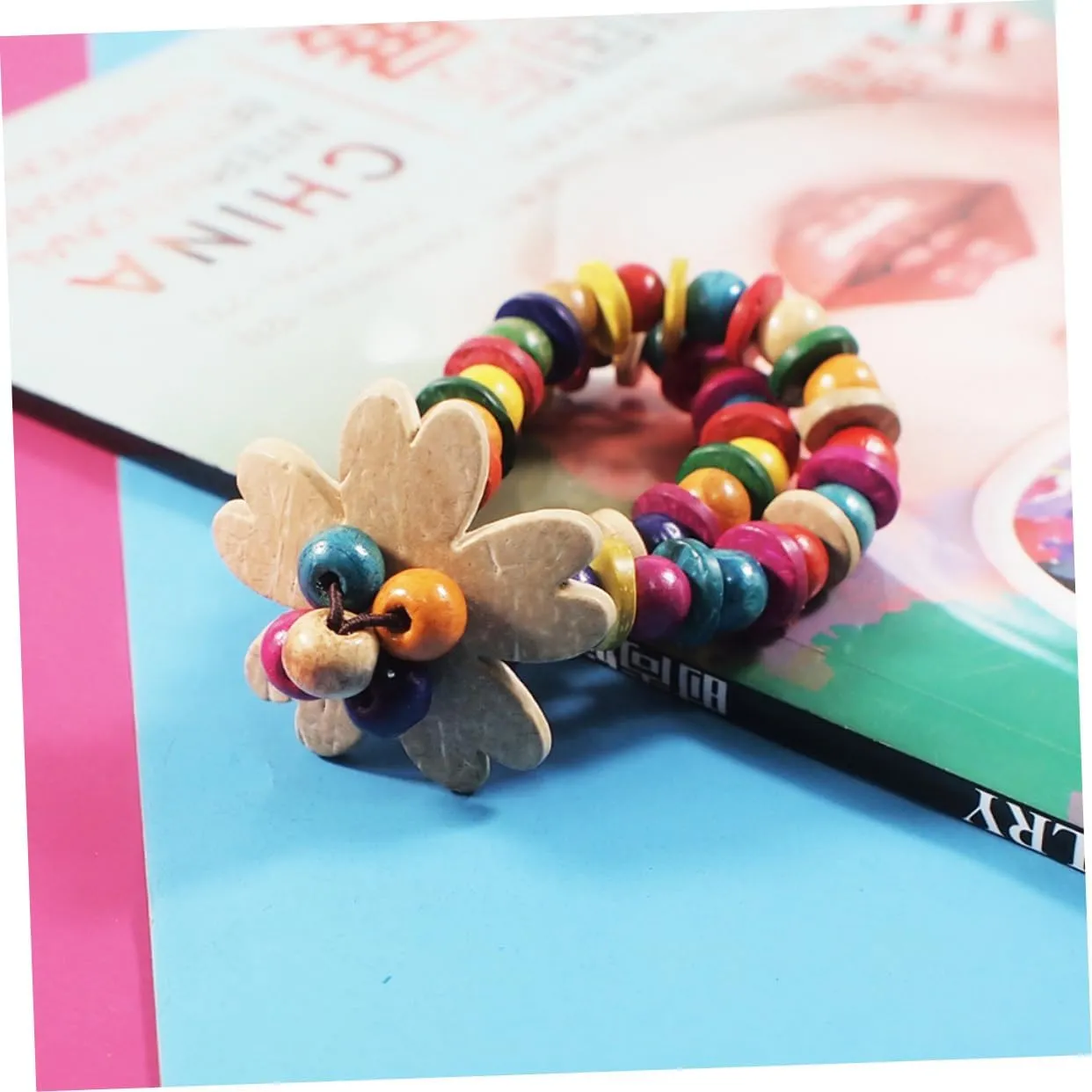 4 Pcs Hand-woven Rope Chain Handmade Bracelet Weaving Bracelet Hand Chain Hawaii Bracelet Beach