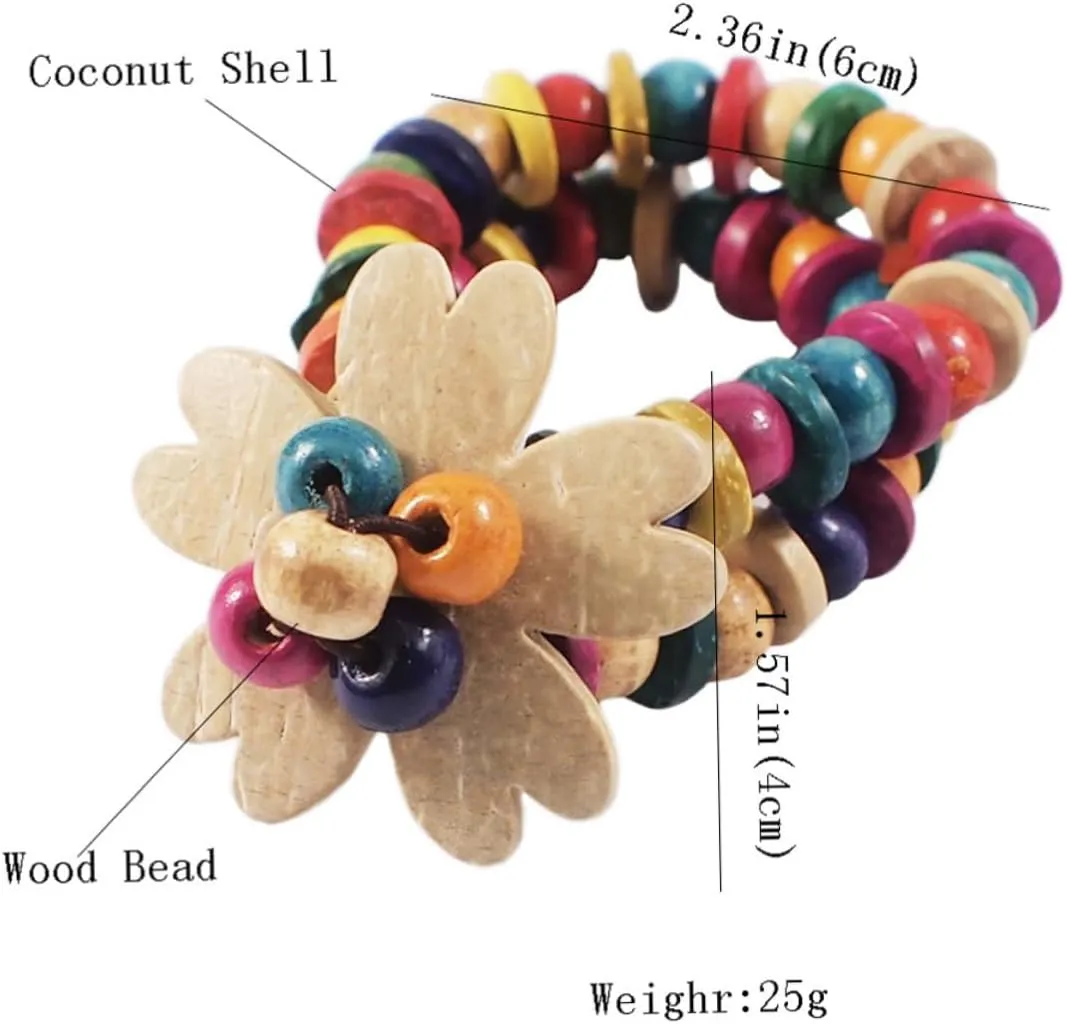 4 Pcs Hand-woven Rope Chain Handmade Bracelet Weaving Bracelet Hand Chain Hawaii Bracelet Beach