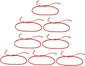8pcs Red String Bracelet Elegant Braided Rope Bracelets for Minimalist Style Comfortable Fit for Men and Women and Material Accessory Occasion