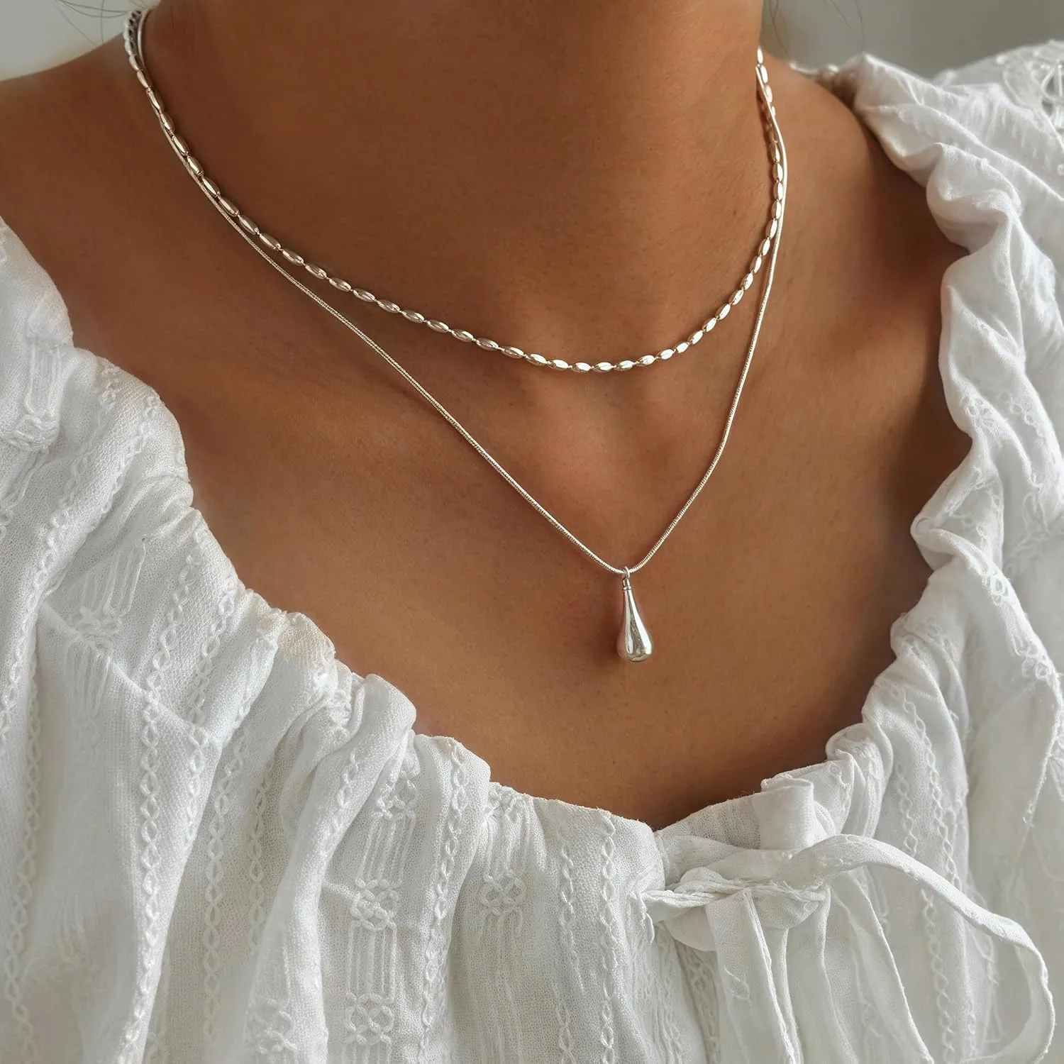 925 Sterling Silver Heartbeat Necklace Trendy Pendant Charming Necklace Cute Necklace for Her Shine Cubic Zirconia Pendant Necklace Women Dainty Diamond Choker Holiday Jewelry Gifts for Mom Wife Lover