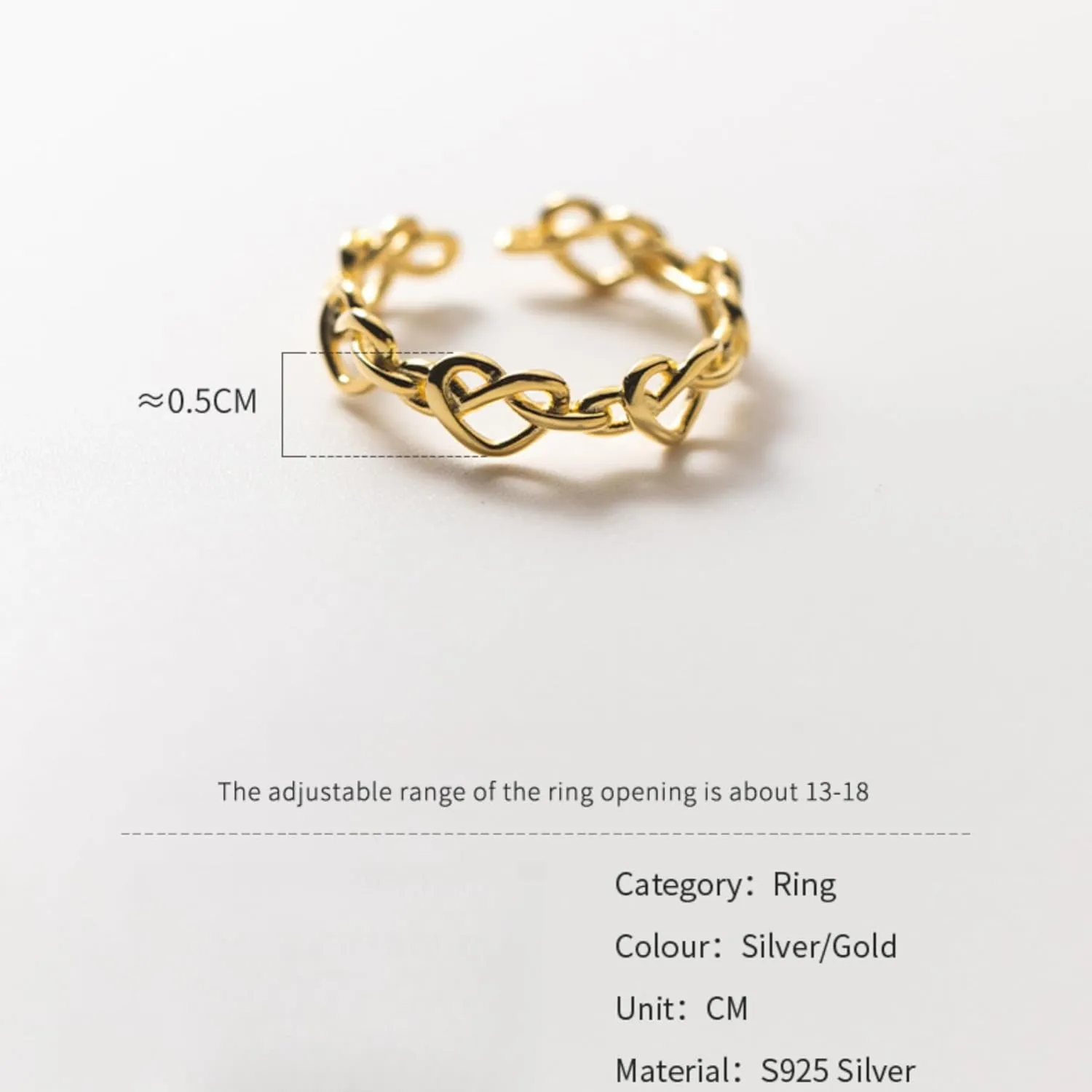 925 Sterling Silver Rings Real Silver Rings Adjustable Rings for Women Open Rings Thumb Rings Vintage Rings for Men Boho Rings Jewelry Gifts
