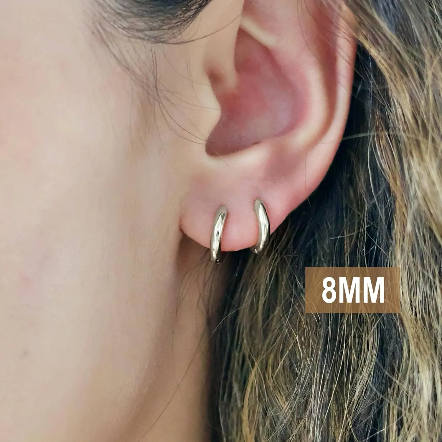 925 Sterling Silver Small Hoop Earrings for Men Nap Earrings Huggie Hoops Cartilage Hoop Earring Tiny Hoop Earrings for Women