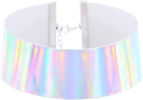 Adjustable Wide Women Leather Choker Necklace Handmade Costume Cosplay Nightclub Bohemian Neck Collar Choker Punk