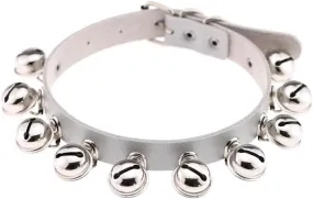 Adjustable Women Leather Choker Necklace Handmade Punk Costume Cosplay Nightclub Neck Collar Choker