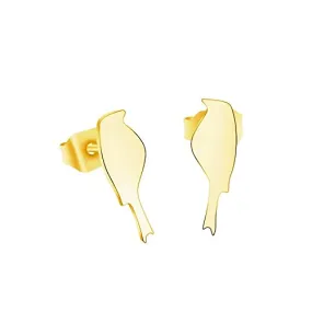 Bird Stud Earrings,Bird Earrings,Bird Jewelry,Minimalist Earrings,Stud Earrings,Gift for Her,Bird Studs,Animal Earrings,Cute Bird Earrings (Rose Gold)