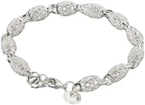 Bracelets braclets 925 Sterling Silver Bracelets Fashion Vintage Couples Hollow Wavy Design Bangles Party Jewelry Bangle (Style #6, 925 Silver Bracelet)