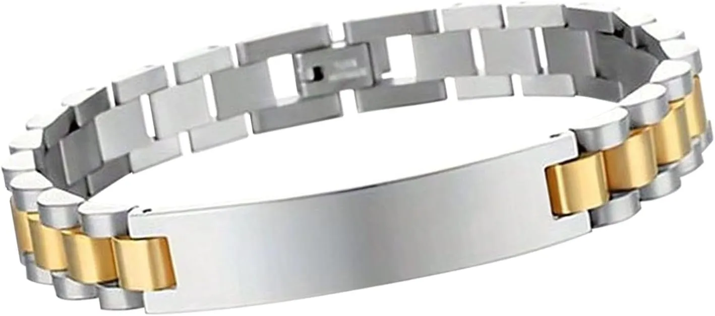 Chain Wristband Bracelet | Stylish Chain Bracelet | Adjustable Chain Wristband | Stainless Steel Chain Wristband, Fashionable Chain Bracelet, Personalized Chain Bracelet