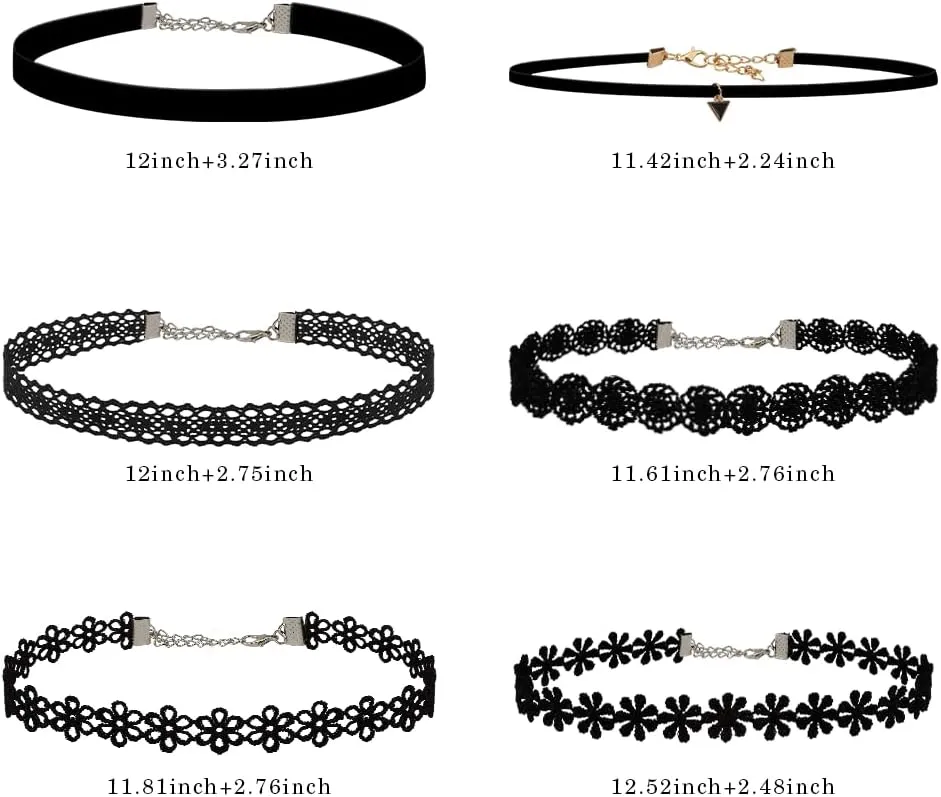 Choker Necklace for Women, Choker Necklaces for Woman, Black Choker, Chokers for Women