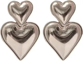 Chunky Gold Hoop Earrings for Women, Lightweight Waterdrop Hollow Open Hoops Tear Drop Silver Gold Trending Oversized Statement Style Earrings Hypoallergenic Gold Plated Earrings Fashion Jewelry for Women