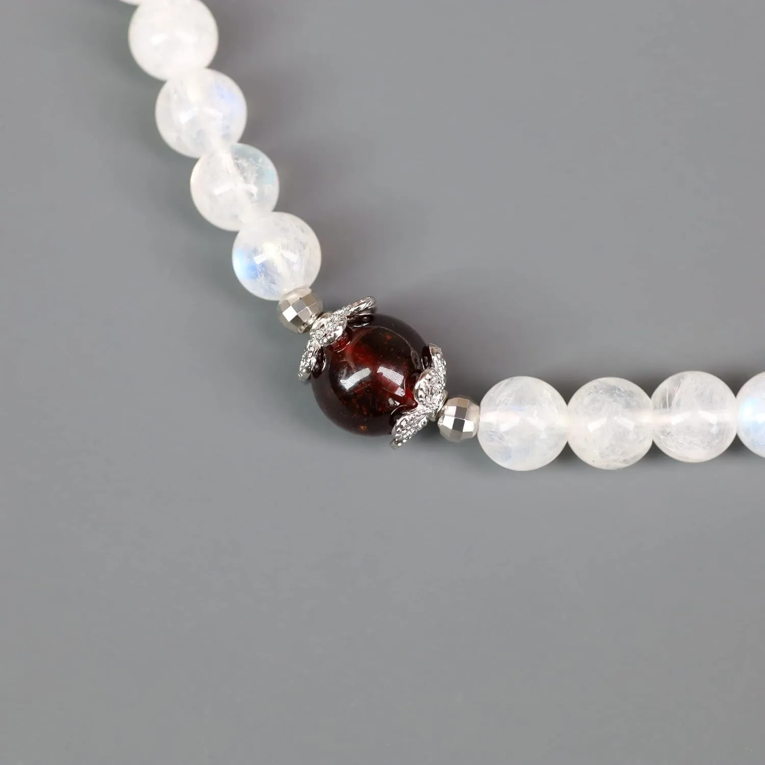 COAI Women's Birthstone Bracelet Moonstone Bracelet Crystal Bracelet for Women