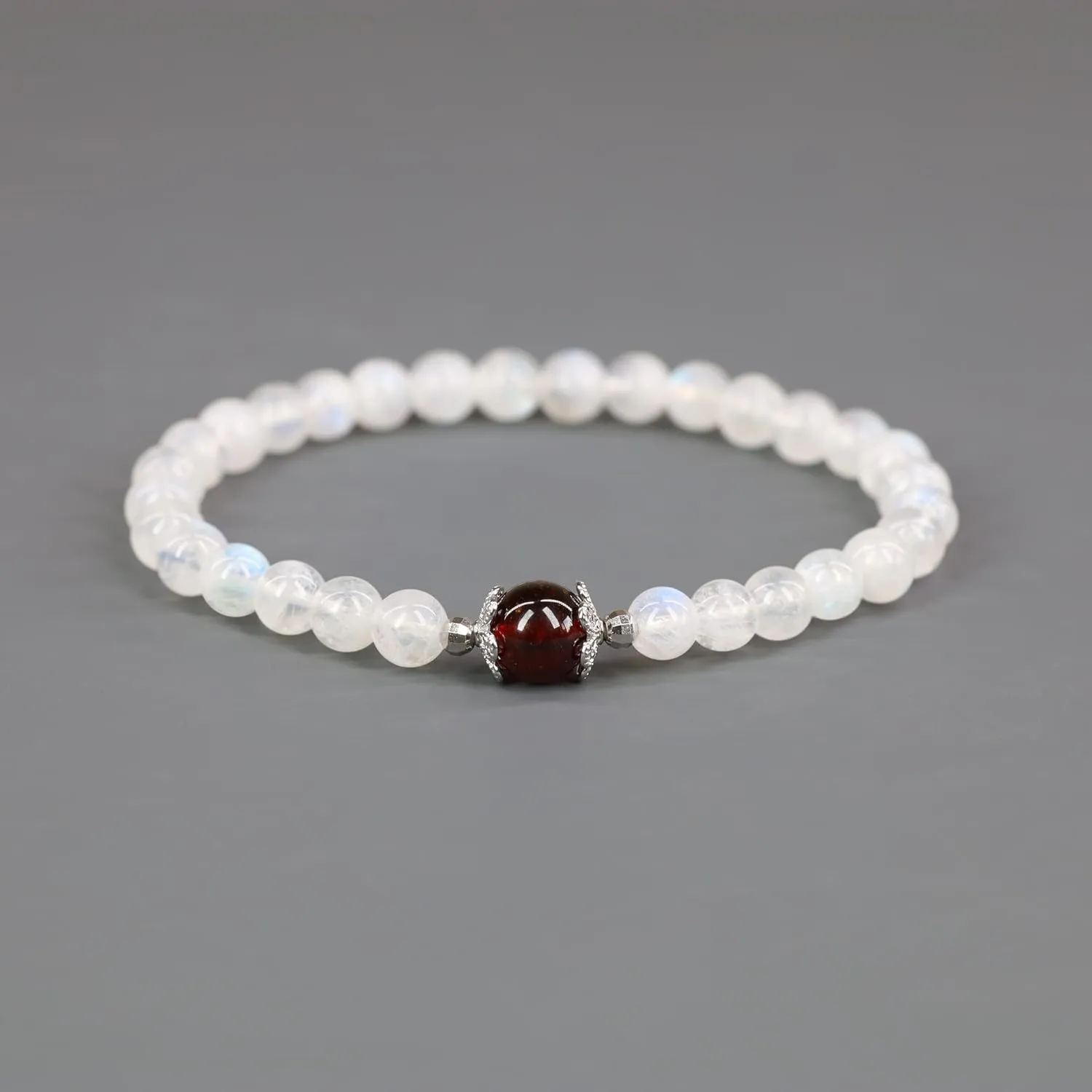 COAI Women's Birthstone Bracelet Moonstone Bracelet Crystal Bracelet for Women