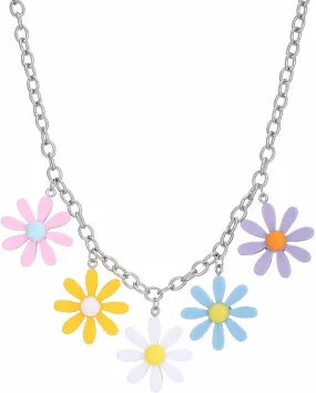Colorfu Cartoon Collars Necklacel for Women Charms Pendant Necklaces Choker Necklace Cute Jewelry Lady (B, One Size)