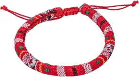 Colorful friendship hand-woven bracelets