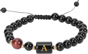 Couples Alphabet Bracelet Woven Letter Bangle for Men Women Hand Chain Decor