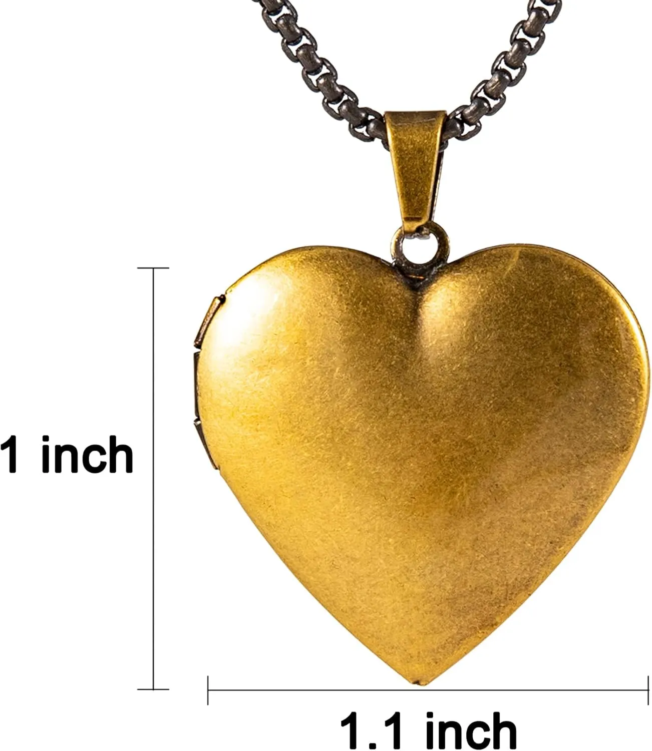 Custom Photo Heart Locket Necklace for Women, Personalized Memorial Locket Jewelry Gift for Mom Wife, Valentine's Day Birthday Anniversary