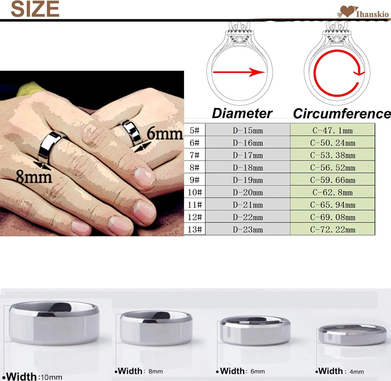 Customize Frosted Crown Couple Rings Matching Promise Ring Her King His Queen Engraved Matte Engagement Wedding Bands Anniversary Titanium Steel Black 6mm Personalized