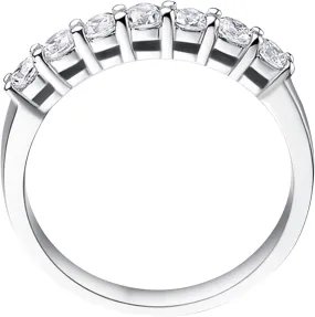 Dainty Promise Ring for Couples Cubic Zirconia Stackable Ring 925 Silver Anniversary Wedding Rings Band for Women