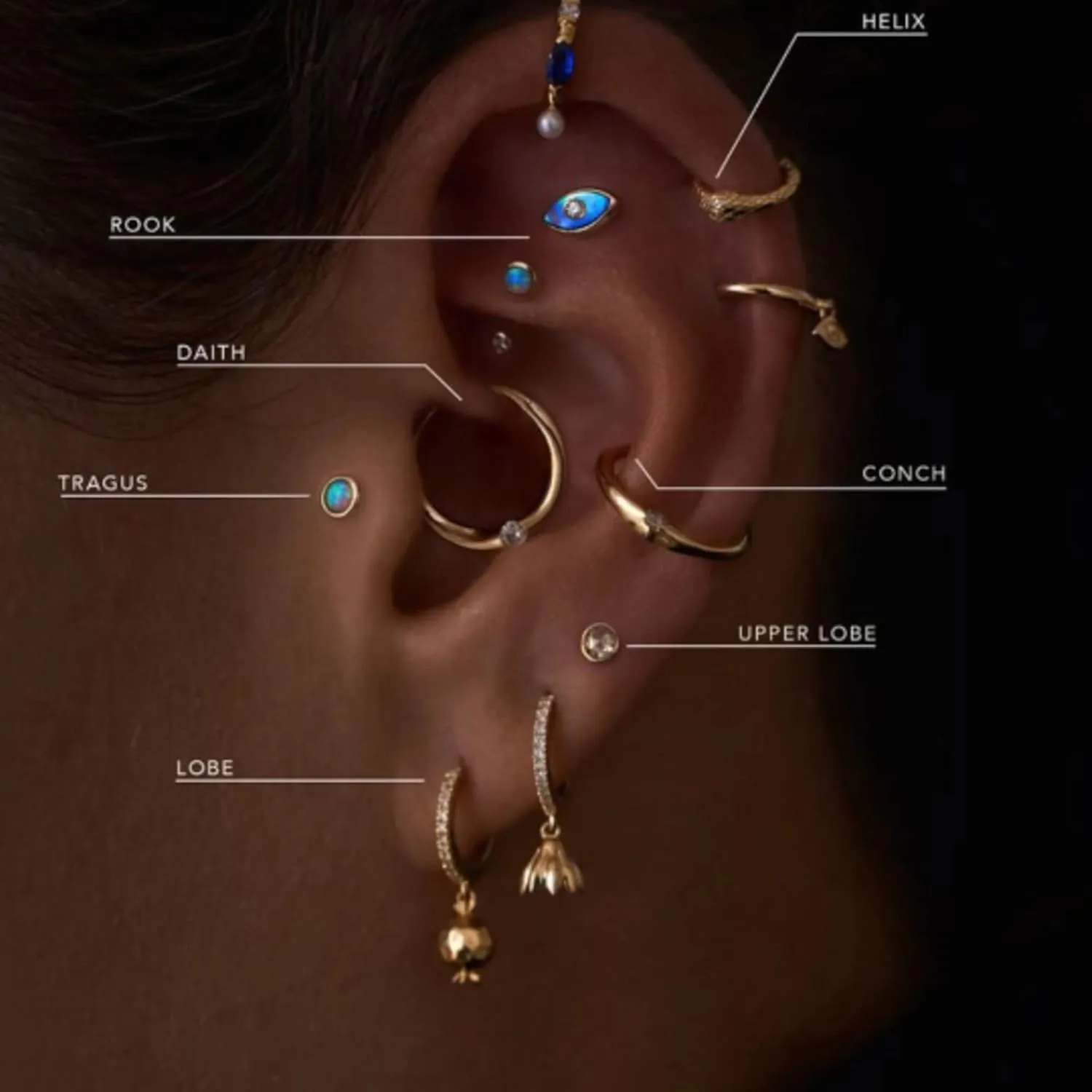Diamond Dangle Earrings, 20mm Dangle Charm Stud, 14K Gold Diamond (0.80ct) Drop Earrings, Drop Hoop Stud, Gift For Har.