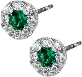 Diamond Stud Earrings Cubic Zirconia Stud Earrings Hypoallergenic Jewelry,Exquisite Earrings Versatile For Daily