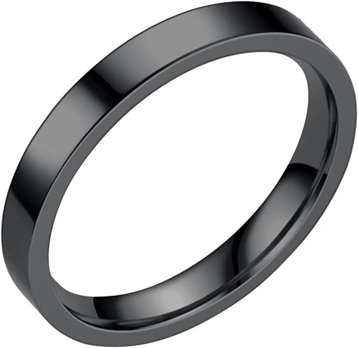 Dome Polished Midi Ring Simple for Men Women Wedding Classic Jewelry Stainless Steel Stackable Band Stacking Rings