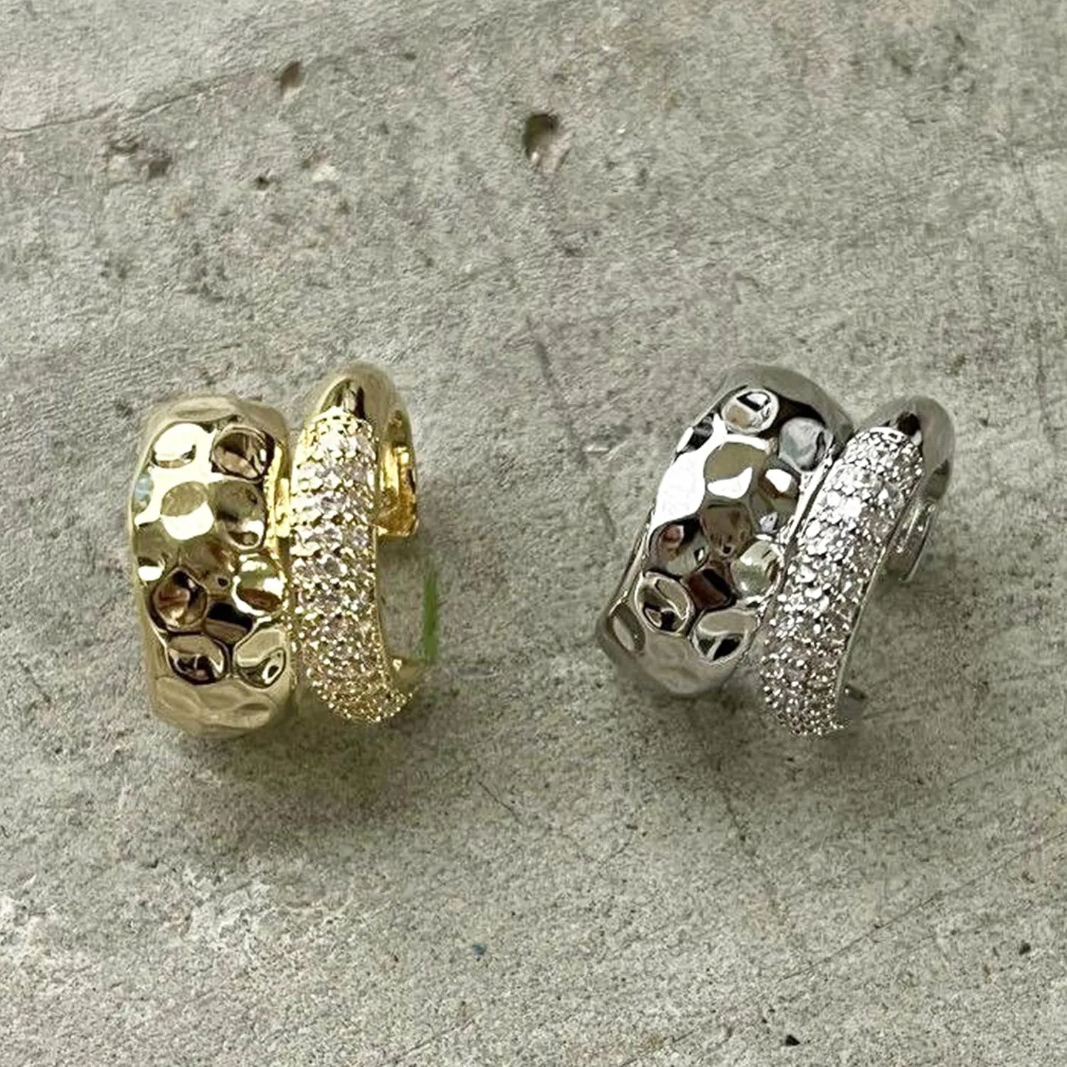 Ear Cuff Earrings for Women Chunky Gold Ear Cuff Silver Clip On Earrings Cartilage Earrings Huggie Hoop Earrings Wrap Ear Cuffs Non Pierced Jewelry