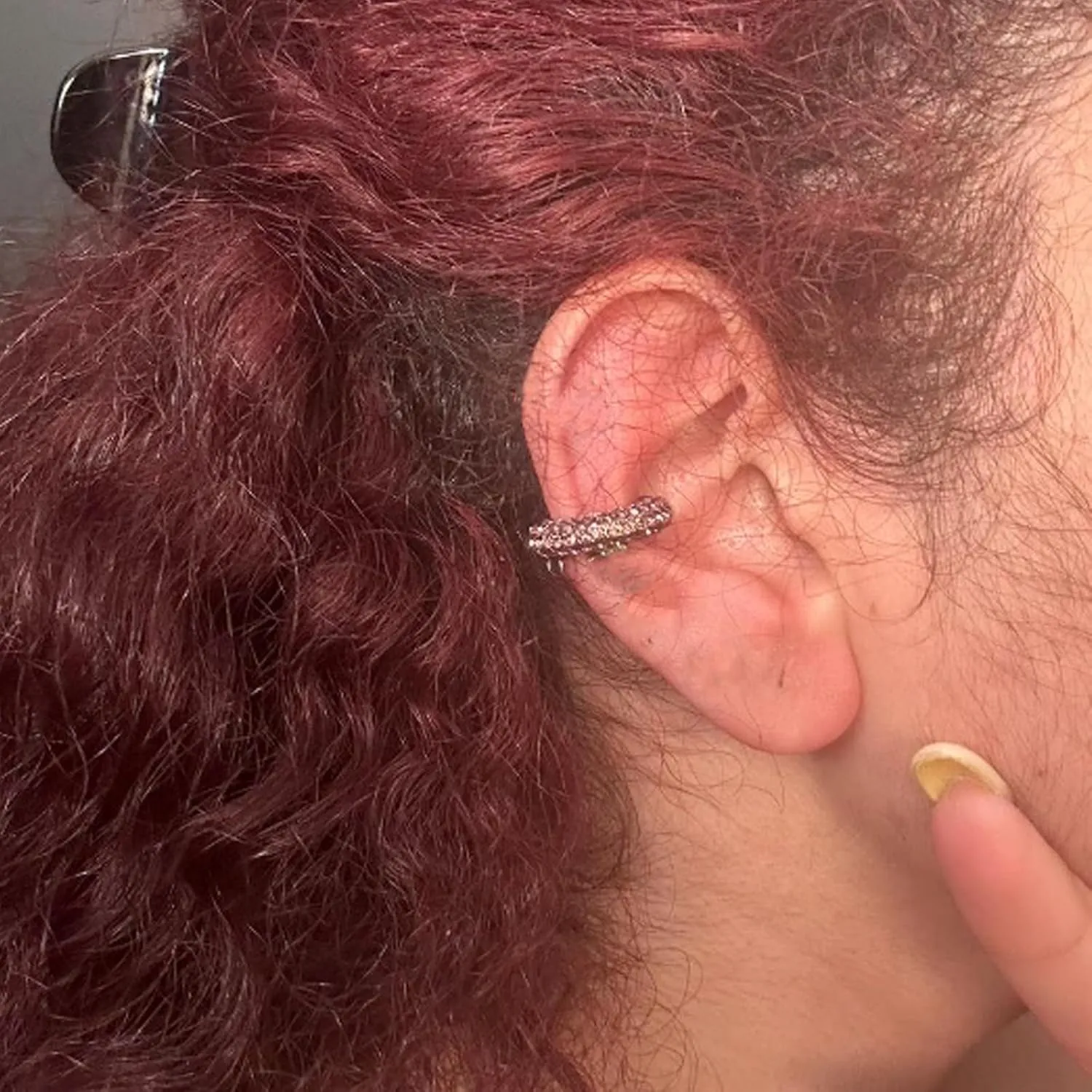 Ear Cuff Earrings for Women Chunky Gold Ear Cuff Silver Clip On Earrings Cartilage Earrings Huggie Hoop Earrings Wrap Ear Cuffs Non Pierced Jewelry