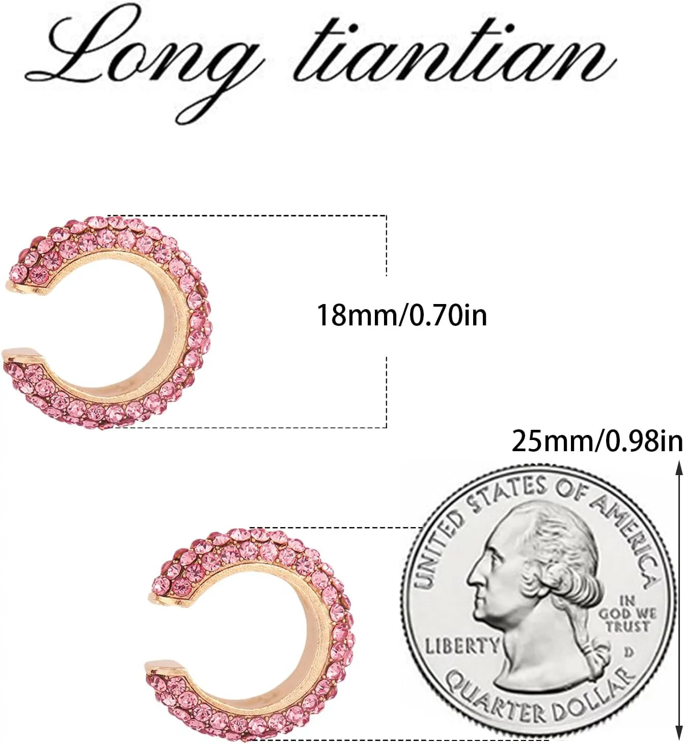 Ear Cuff Earrings for Women Chunky Gold Ear Cuff Silver Clip On Earrings Cartilage Earrings Huggie Hoop Earrings Wrap Ear Cuffs Non Pierced Jewelry