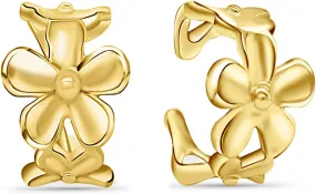 Ear Cuff Earrings for Women, Non Piercing Gold Ear Cuffs 14K Gold Plated Conch Cuff, Clip on Cartilage Earring