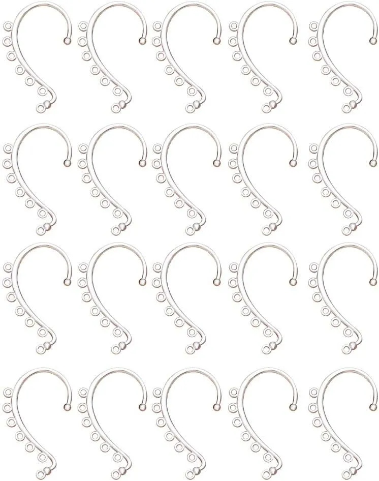 Ear Cuff Wrap Crawler Hook Earrings Copper Ear Cuff Earring Climber Piercing Earrings for Women Ear Crawler Stud