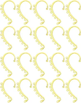Ear Cuff Wrap Crawler Hook Earrings Copper Ear Cuff Earring Climber Piercing Earrings for Women Ear Crawler Stud