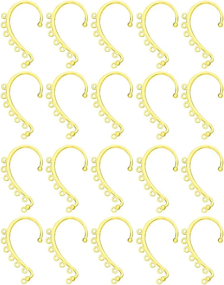 Ear Cuff Wrap Crawler Hook Earrings Copper Ear Cuff Earring Climber Piercing Earrings for Women Ear Crawler Stud