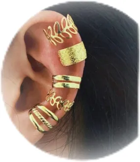 Ear Cuffs for Women Fake Helix Ear Cuff Cartilage Earrings Clip On Cartilage Non Piercing Adjustable Ear Cuff