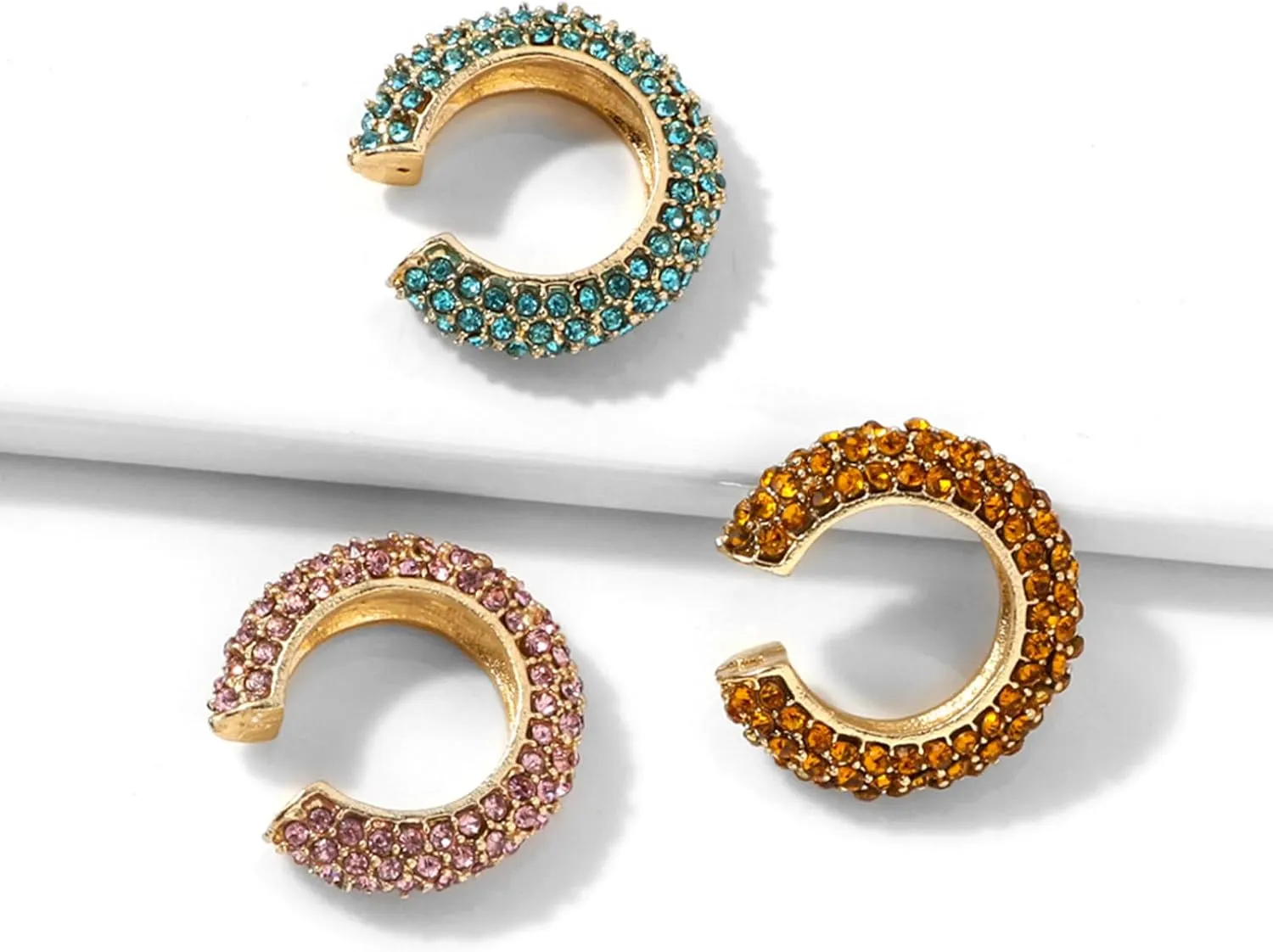 Ear Cuffs pearl ear cuff chunky ear cuff Cartilage Ear Cuff Earrings Cuff Helix Wrap Ear Jewelry Fake Earring Women Clip on Cartilage Earring Set Stack Jewelry Stocking Stuffers for Women
