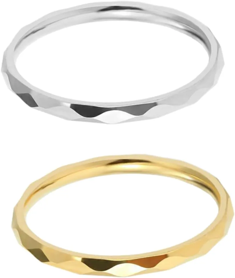 Elegant Design Lovers Rings Creative Finger Jewelry for Valentine Day Lightweight Titanium Steel Couple