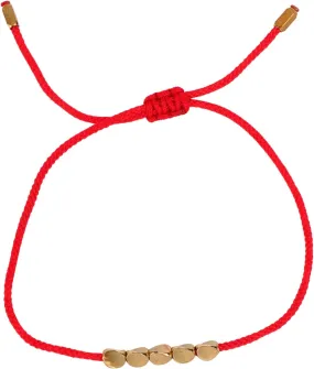 Elegant Knit Bracelet Red Rope Bracelet Friendship Bead Chain for Parties