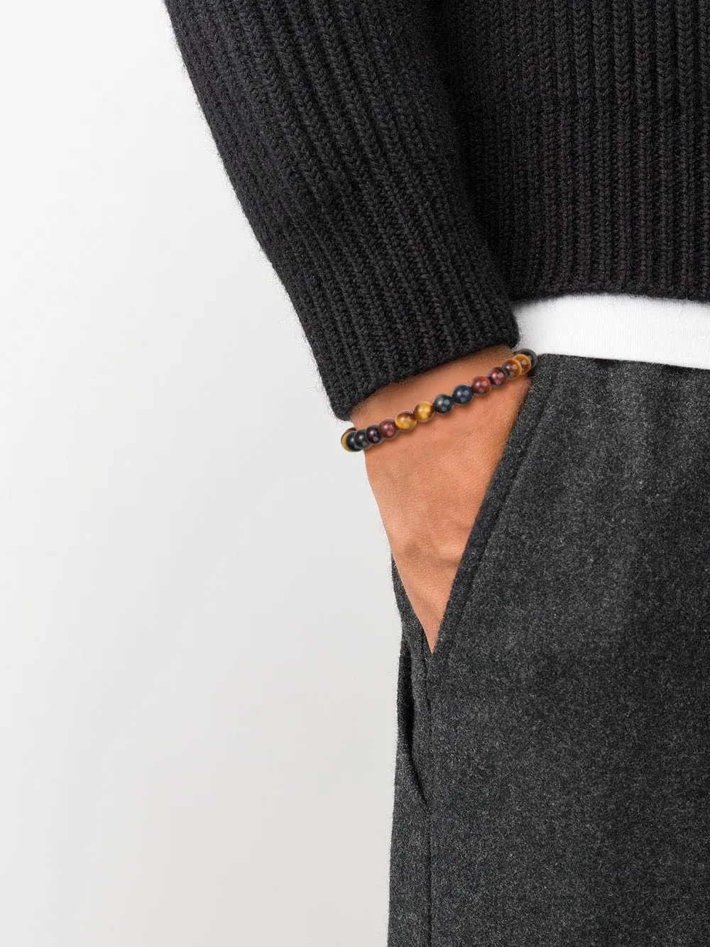 GAVU Triple Protection Beaded Bracelet for Men, Surfer Bracelets for Men