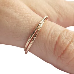 Gold Interlocking Thumb Rings,Thumb Rings,Gold Thumb Ring,Textured Rings,Rolling Ring,Stacking Rings, Minimalist Rings, Unique Rings, Rings