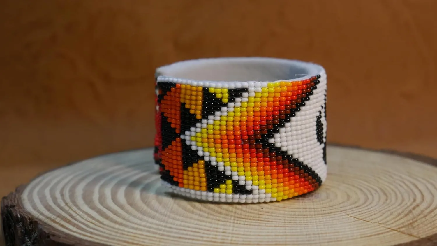 Handmade Beaded leather Cuff bracelet, Bohemian bracelet, women's bracelet, native bracelet, bangle, western, aztec bracelet,Adjustable