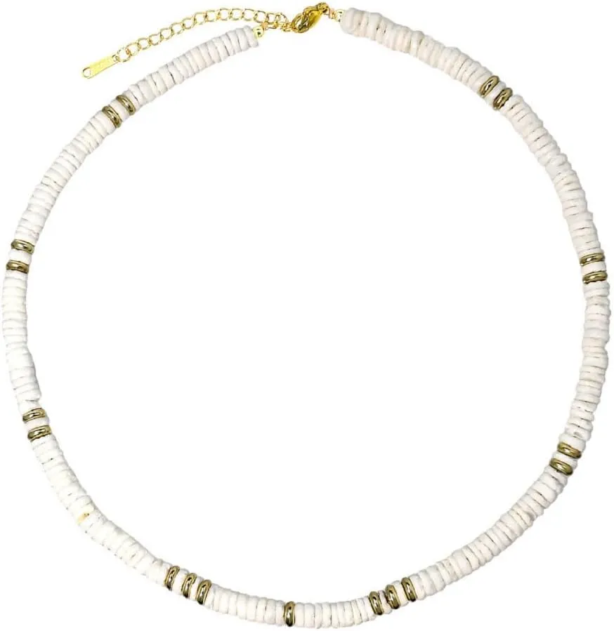 Handmade Summer Beach Puka Shell Conch Choker Necklace Necklaces Jewelry for Men Women