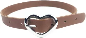 Handmade Women Heart Choker Necklace Adjustable Hip Hop Costume Cosplay Nightclub Punk Neck Collar Choker
