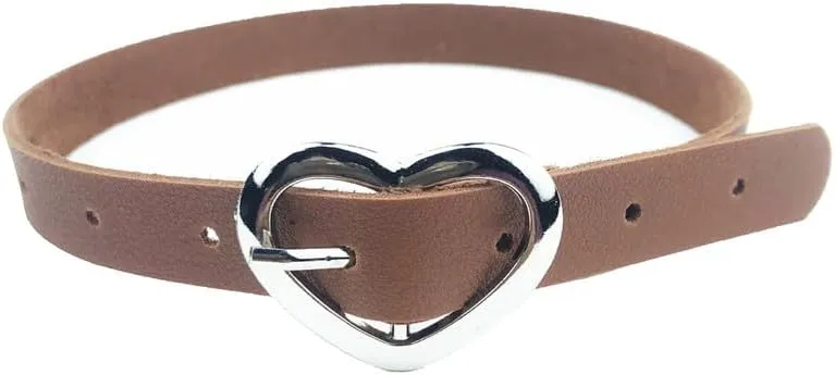 Handmade Women Heart Choker Necklace Adjustable Hip Hop Costume Cosplay Nightclub Punk Neck Collar Choker