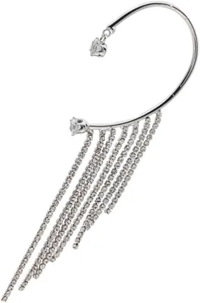Hemoton Diamond Tassel Earrings Tassel Ear Cuff Non-pierced Ear Wrap Earrings for Women