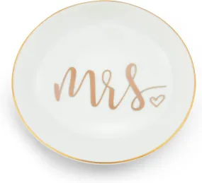 Homlouue Engagement Gift for Women, Engagement Ring Dish Mrs Jewelry Dish Wedding Ring Holder, Wedding Gifts for Bride Engagement Gifts for Her