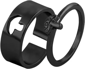 Homoyoyo Couples Matching Finger Rings Wedding Bands Ring Jewelry Wedding Anniversary