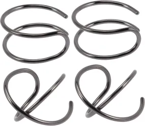 Homoyoyo No Piercing Ear Cuff Fake Earring Cuffs for Women Men Minimalist Pair Clip Earring