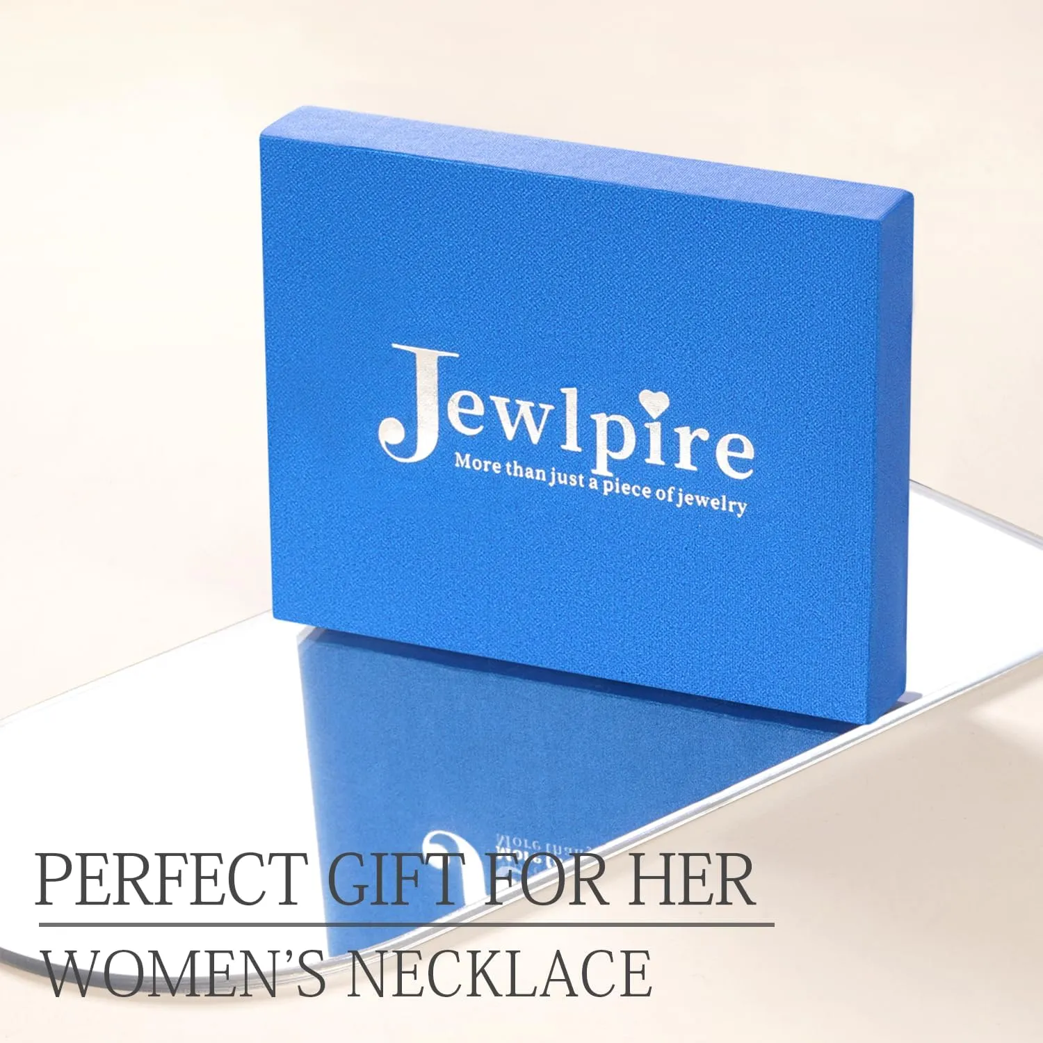 Jewlpire 14K Plated Gold Layered Necklaces for Women, Dainty Gold Herringbone Necklace with Paperclip Chain
